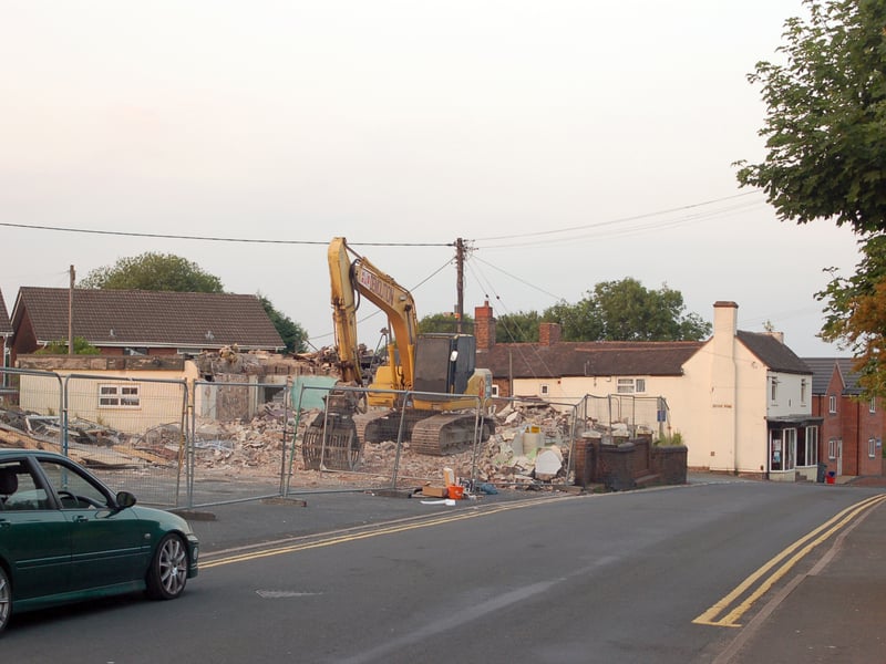 A digger at work on the final stages of the Park's demolition. What happened next may sound familiar by now. The site was simply left empty and remains empty to this day.