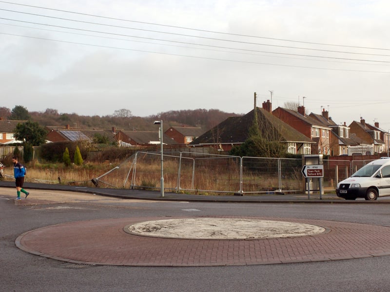 As the Queens Arms stood empty local councillors condemned it as an "eyesore" and it was demolished in 2013. Ironically what was left was an eyesore, an empty and overgrown site. This is it in January 2016. Boarding was later put up but, to date, the site remains empty.
