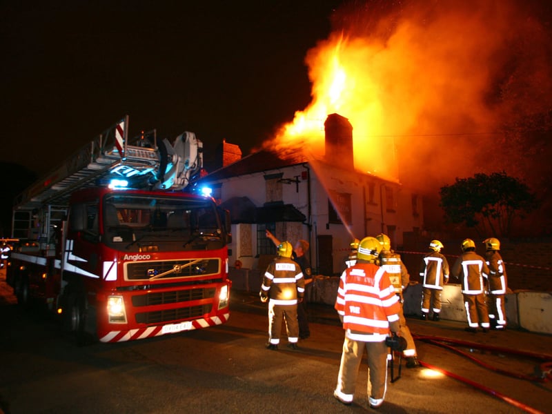 The Pigeon Box pub, St Georges, which was empty and disused, was severely damaged in a fire on August 28, 2008. It would never fly again.