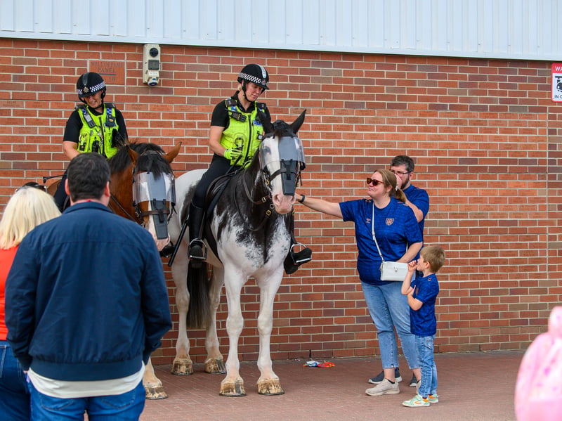 Sunderland fans in action before, during and after the pre-season friendly against Stade Rennais at the Stadium of Light. Photo by Chris Fryatt.