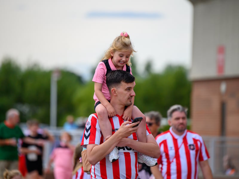 Sunderland fans in action before, during and after the pre-season friendly against Stade Rennais at the Stadium of Light. Photo by Chris Fryatt.