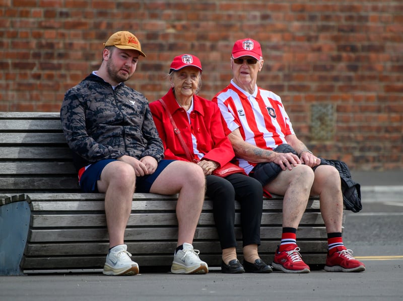 Sunderland fans in action before, during and after the pre-season friendly against Stade Rennais at the Stadium of Light. Photo by Chris Fryatt.