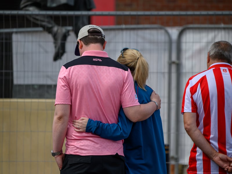Sunderland fans in action before, during and after the pre-season friendly against Stade Rennais at the Stadium of Light. Photo by Chris Fryatt.