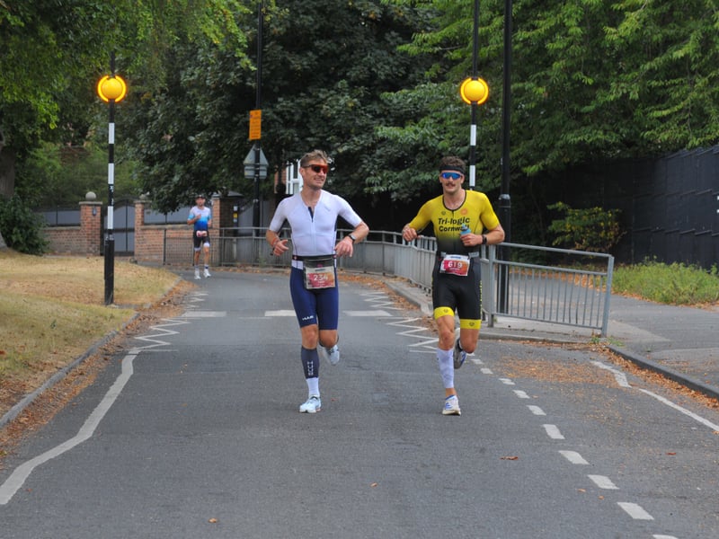 Ironman runners duke it out on Gledhow Lane