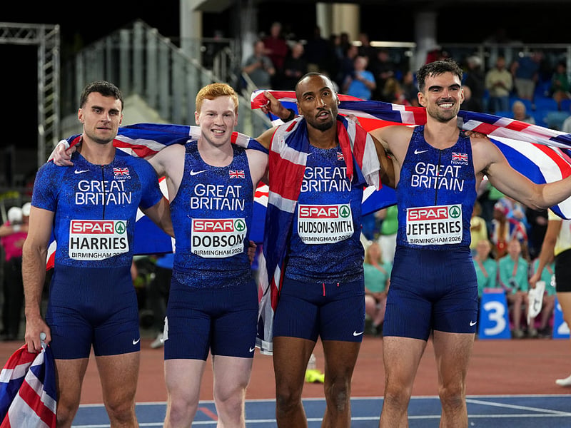 Silver: Men's 4x400m Relay