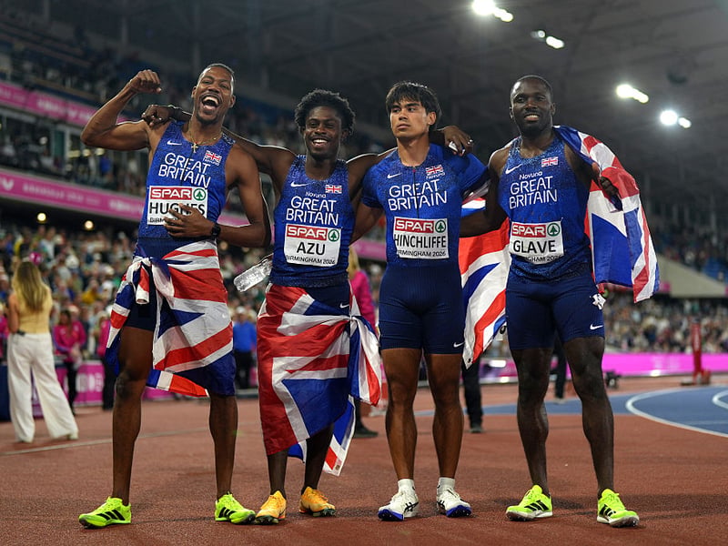 Gold: Men's 4x100m