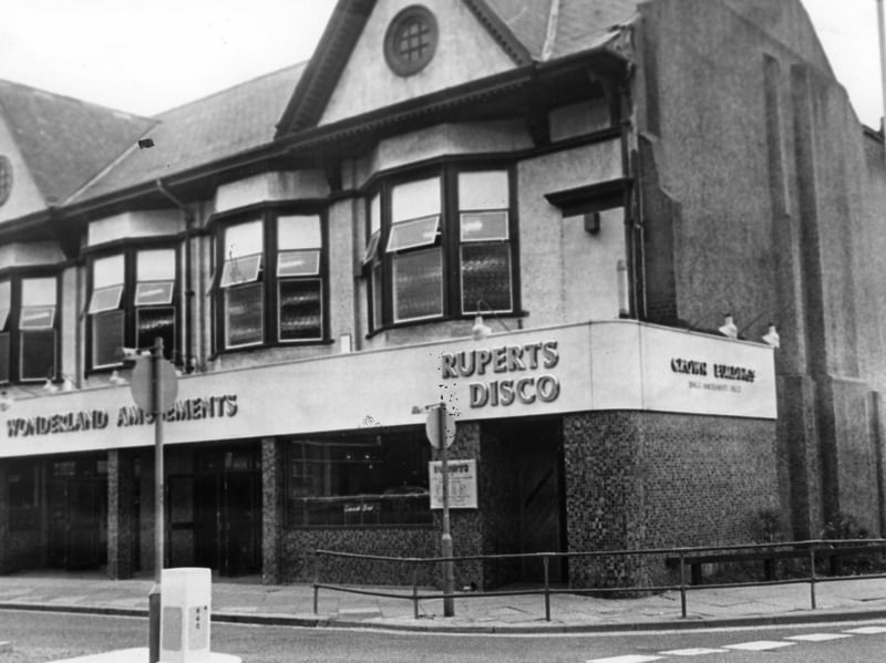 Heading back to Wonderland in 1985 and a look at the building which included a look outside Ruperts Disco.
