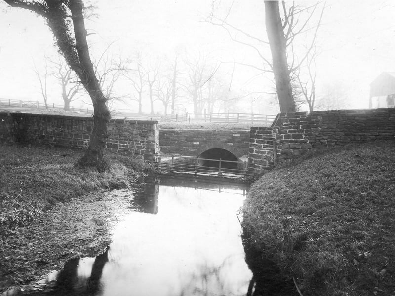 Work nearing completion to alleviate flood problems at Asket Hill before the building of the Easterly Road extension could begin. Pictured in December 1931.