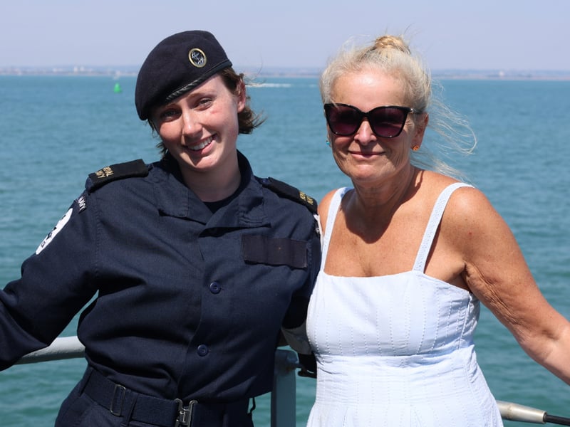 Sailors aboard the Portsmouth-based patrol vessel got chance to welcome their loved ones onboard ship for a sail around the Solent. This was a well-earned rest for the ship’s company, having recently been busy monitoring Russian vessels.
