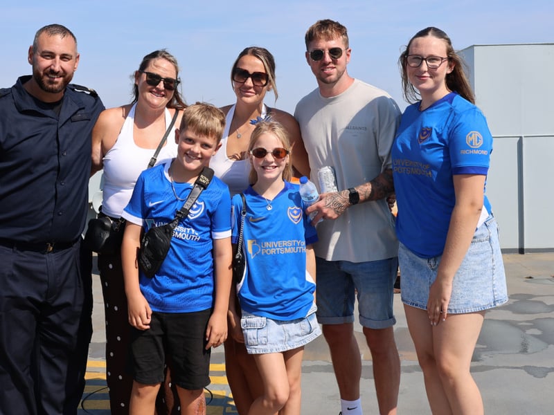 Sailors aboard the Portsmouth-based patrol vessel got chance to welcome their loved ones onboard ship for a sail around the Solent. This was a well-earned rest for the ship’s company, having recently been busy monitoring Russian vessels.