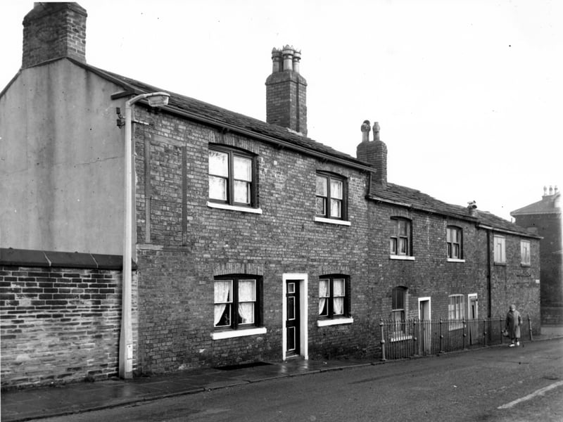 Three houses on Church Road pictured in December 1967.