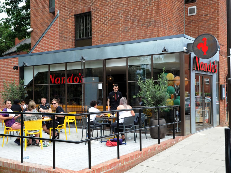 The Nando's in Headingley is rated 4.2* from 755 reviews. One customer said: "Good quality service, food and atmosphere. All servers were great but Josh in particular was super friendly, chatty, knowledgeable and attentive."
