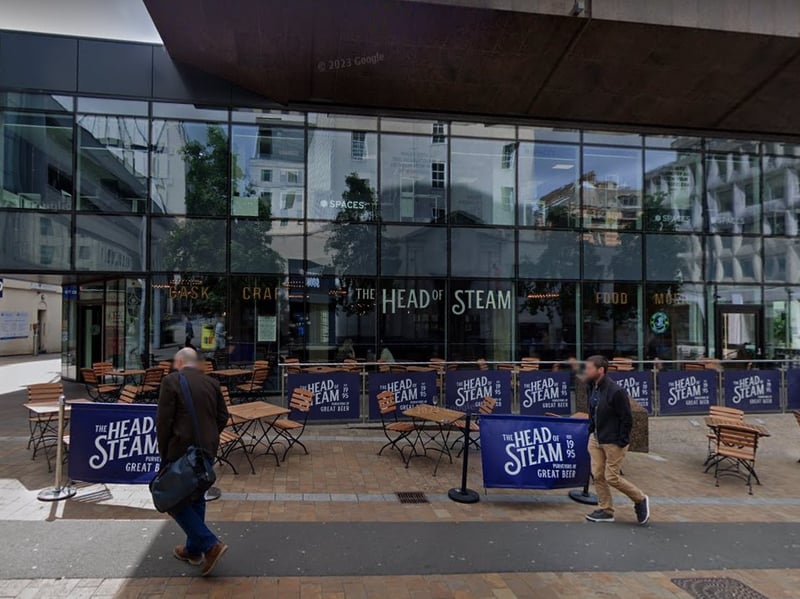 The Head of Steam in Leeds city centre was a popular recommendation from our readers. The Park Row venue offers a large selection of craft beer on tap.