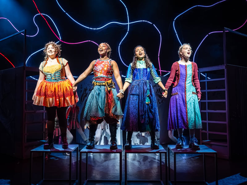 New musical Bliss comes from the Olivier Award-winning producers of Cabaret and Benjamin Button, with its Fringe run earning it five-stars from The Scotsman. In our review, Kelly Apter writes: “With production values so high, most Fringe companies would need a ladder to reach them, Bliss sets out its credentials early. Stretching across the backdrop and up over the ceiling, the colourful lighting design almost deserves its own show. Behind the scenes, invisible until the curtain call, a tight band backs the singers through one showstopper after another. Each song drives the narrative along perfectly, as the four uber-bright princesses strike out alone for the night, leaving their over-protective father behind. There isn’t a single weak link in this cast, with triple-threats galore in all lead roles and ensemble.” Bliss is at Grand at Pleasance Courtyard (Venue 33) until August 31.