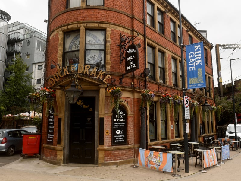 Steve Marriott said that "the Duck and Drake will take some beating." The historic pub on Kirkgate is known for its fine cask ales and is bursting at the seams with character.