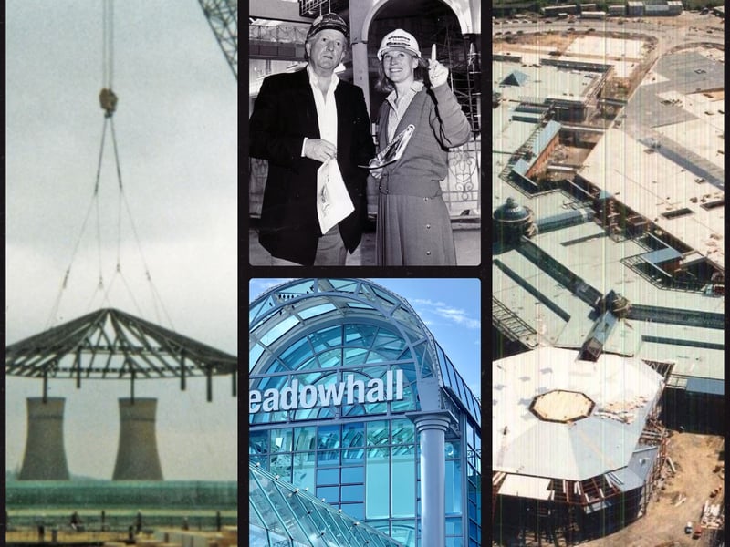 24 retro photos show construction of Meadowhall from late 1980s to 1990 opening