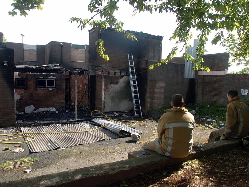 Worse was to follow. This was the scene in May 2007 after another arson attack.