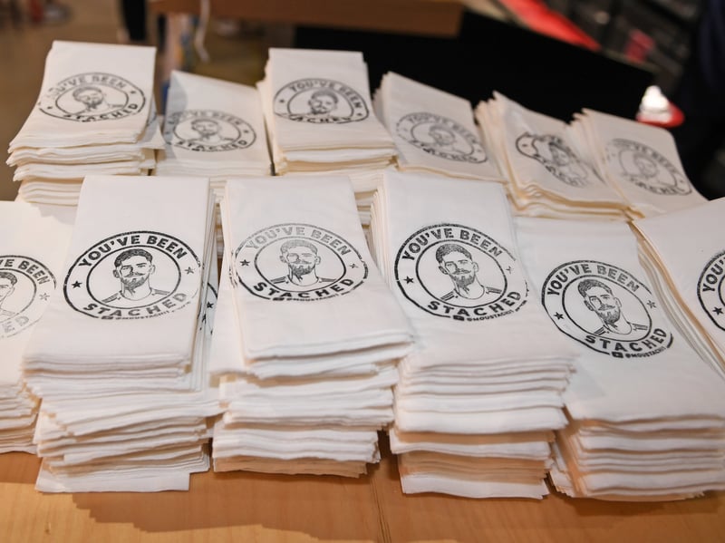 There were even napkins with Anton Stach's face on them! Talk about a souvenir! 