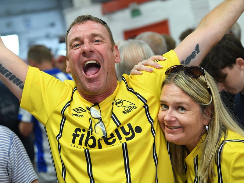 Owls fans at Leyton Orient.
