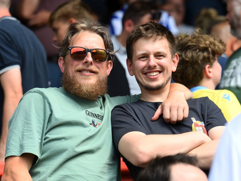 Owls fans at Leyton Orient.