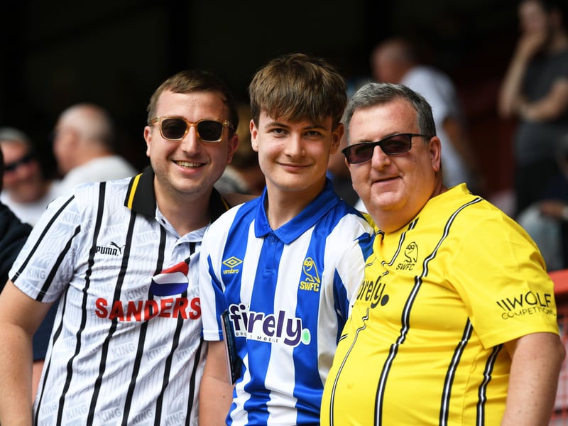 Owls fans at Leyton Orient.
