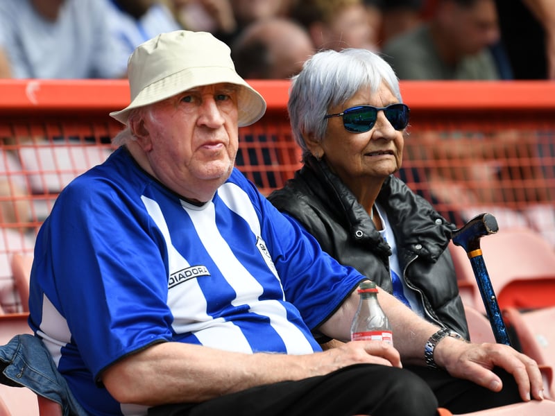 Owls fans at Leyton Orient.