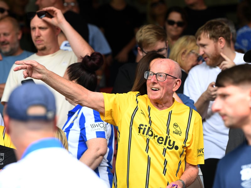 Owls fans at Leyton Orient.