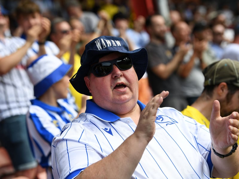 Owls fans at Leyton Orient.