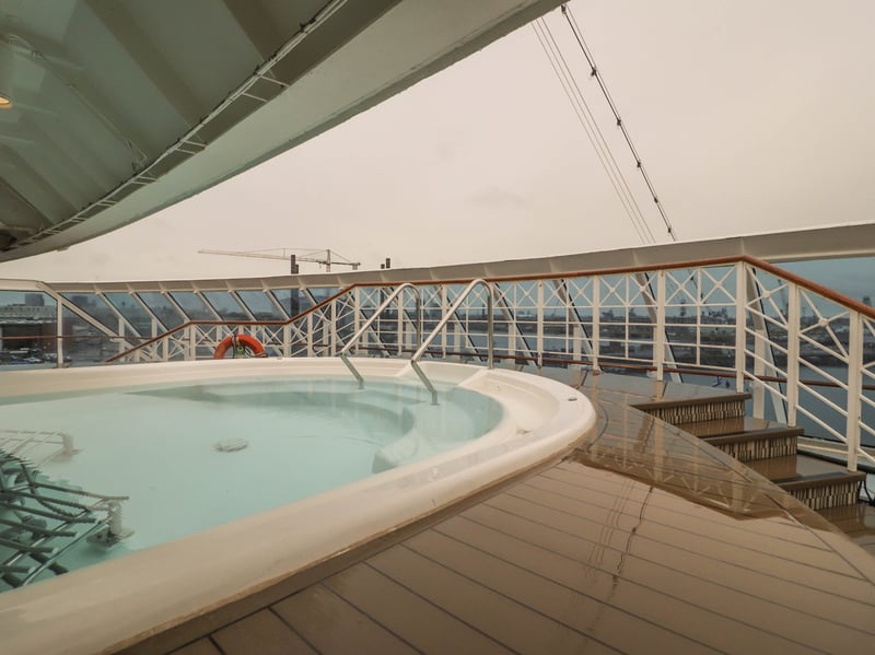 Pictured: Inside the Azamara Quest cruise ship, where trips can cost more than £10,000.