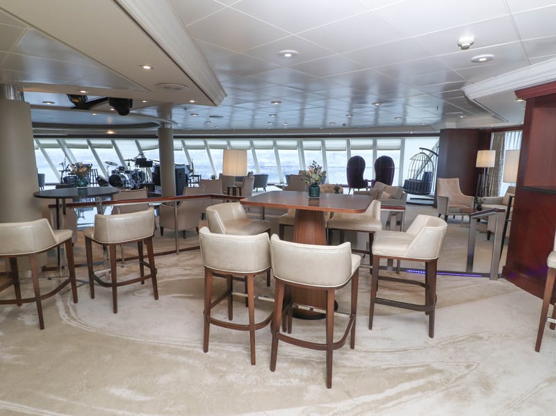 Pictured: The Living Room of the Azamara Quest cruise ship.