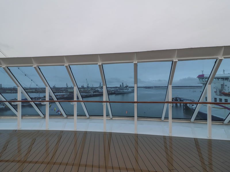 Pictured: Inside the Azamara Quest cruise ship.