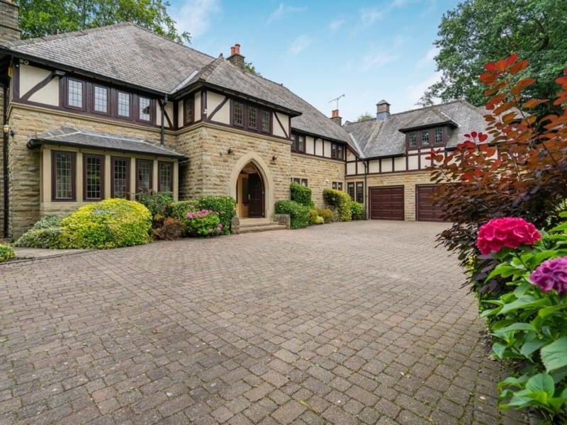Five bedrooms, four bathrooms, 6,369 sq ft.