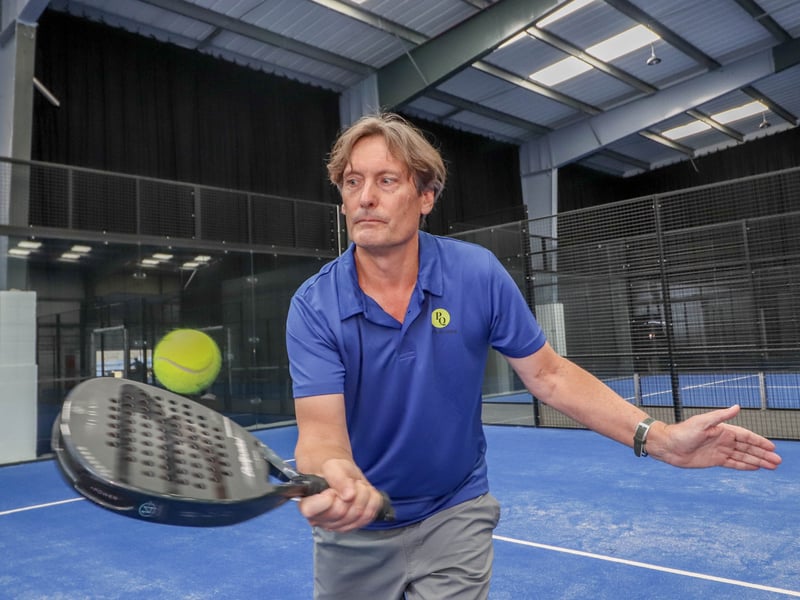Padel Quarter founder Andrew Baxter.