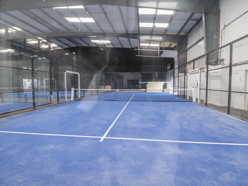 A sneak peek inside Padel Quarter in Hilsea.