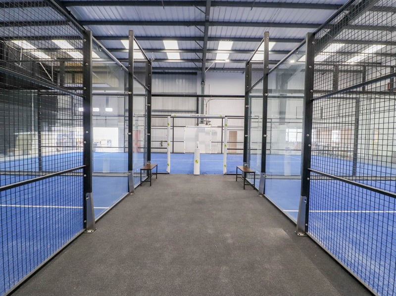 A sneak peek inside Padel Quarter in Hilsea.
