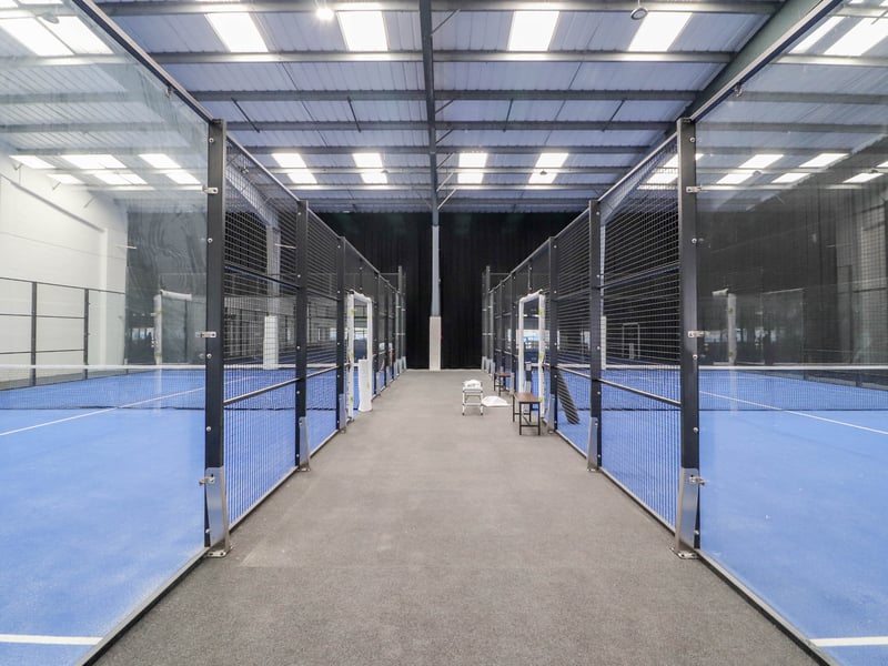 The new padel centre will have six courts.