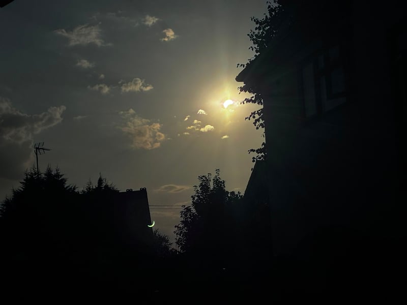 A recent partial solar eclipse happened on Wednesday, August 12 2026.