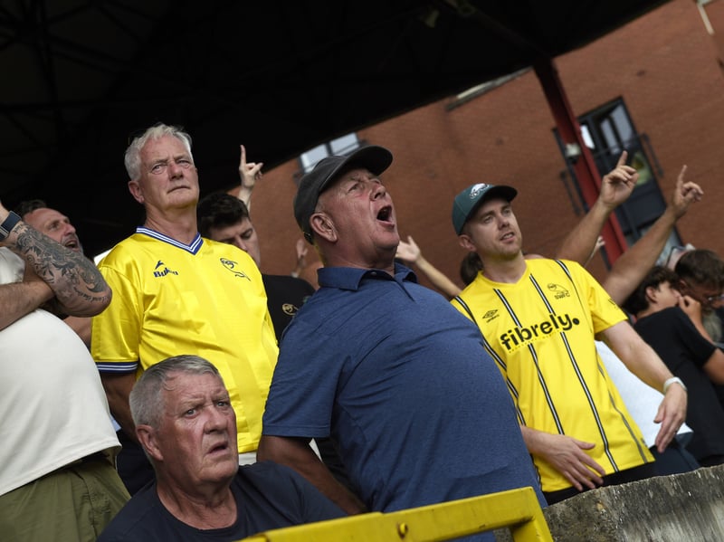 Owls fans at Leyton Orient.