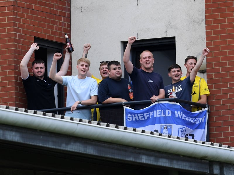 Owls fans at Leyton Orient (kind of).