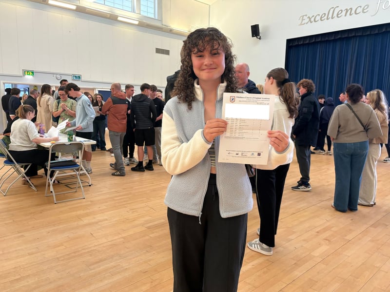 Lottie Foley said her results were better than what she was expecting.