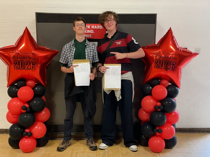 Charles O'Neill and Issac Patrick were happy with their achievements.