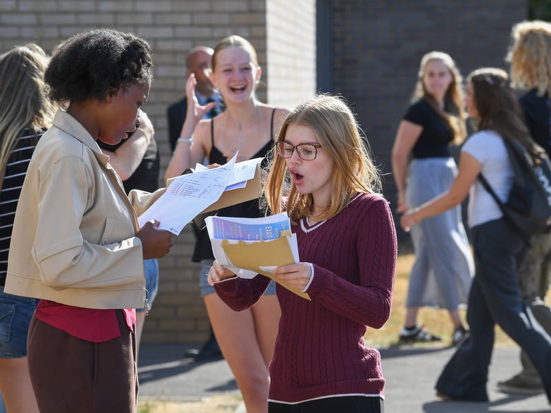 GCSE results at King's Academy Bay House School in Gosport.  

Picture: Paul Jacobs/pictureexclusive.com