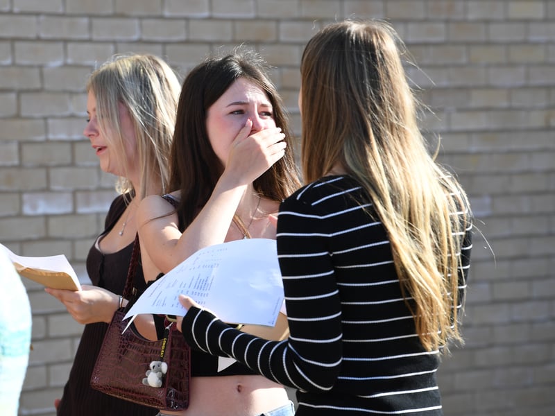 GCSE results at King's Academy Bay House School in Gosport.  

Picture: Paul Jacobs/pictureexclusive.com