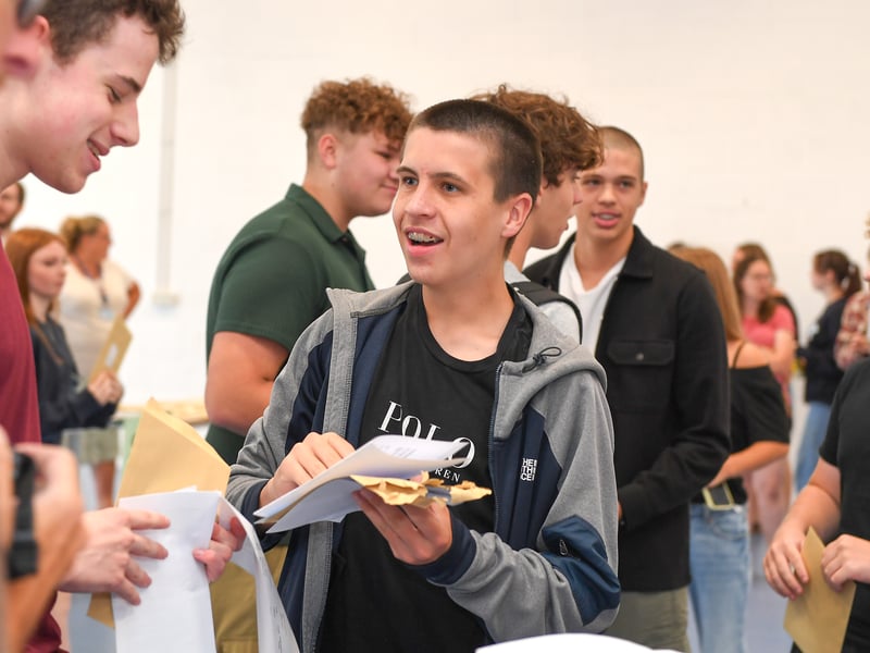 GCSE results at King's Academy Bay House School in Gosport.  

Picture: Paul Jacobs/pictureexclusive.com