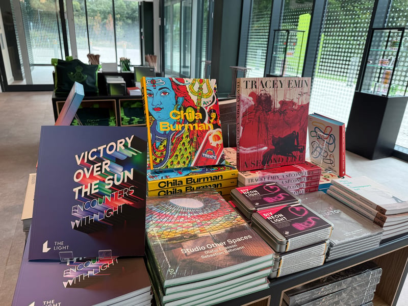The new gift shop sells a range of art books, gifts, homewares and more.