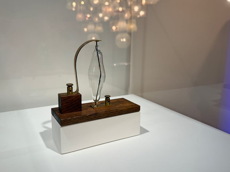 The Victory Over the Sun exhibition features a replica of the first British lightbulb, invented by Sunderland-born physicist Joseph Swan.