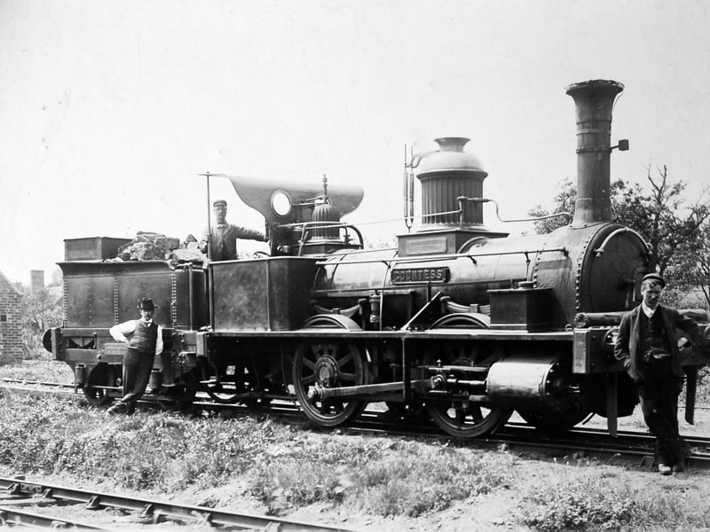 The late Russell Mulford of Shrewsbury was a great steam enthusiast and had hoped we could help with this one: "Herewith a pic which has come my way, a weird-looking locomotive (British manufacture?) carrying a note saying 'Built in 1859 and still working.' But working where, and for how long? I am told that the engine, named 'Countess', worked on the Shutt End Railway owned by the Earl of Dudley in South Staffs. Can anyone confirm this and dates?"