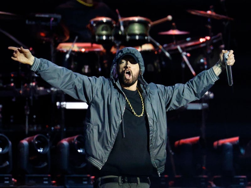 Still arguably the biggest star in rap, Eminem will be marking the 30th anniversary of his debut studio album 'Infinite' in 2026, with 2027 making the 10th birthday of his ninth - 'Revival'. A global lap of honour could well include a Glastonbury headlining slot. 
