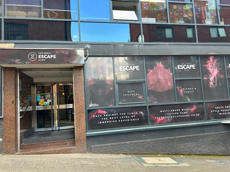 The Great Escape Game offers immersive Escape room experiences from £19 per person. The Escape Room centre is located in Sheffield City centre,
on Vicar Lane, with experiences available for ages 11 and up. The centre also hosts an experience called the Haunted Hound game, which is available for free and takes users on a “spine-chilling adventure” which “blends eerie storytelling with fiendish puzzles, all within a lively social setting”.