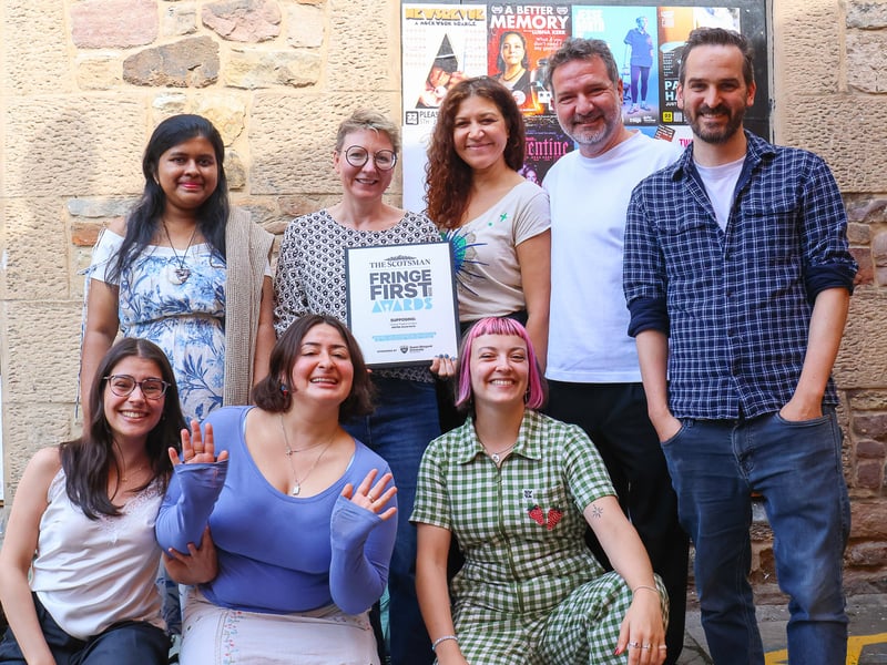One of our early Fringe First recipients is Zinnie Harris’ Supposing. Joyce McMillan writes: “If the Western world is currently living through the strangest of moments - a bizarre mix of the apocalyptic, the self-absorbed, and the frantically busy everyday - then no poet or theatre-maker captures that crisis, and its impact on women, more vividly than the brave and remarkable Zinnie Harris. Her latest play, Supposing, tells the tale of Sally is a middle-class wife, mother and manager in her 40s who one day falls into a hole in the street outside the local theatre, and emerges a changed woman. She is haunted by visions, premonitions, and a need to give warnings to those affected, The poetry of Harris’s writing gleams and hallucinates ever more brilliantly as the play unfolds, while every aspect of her own production comes together to support it. And when two new presences appear on stage, towards the end, it seems like a sign that the new world in which Sally now lives is full not only of horrors, but also of unexpected moments of beauty, as surprising as they are wonderful.” Supposing is at Traverse 2, Traverse Theatre (Venue 15) until August 30.
